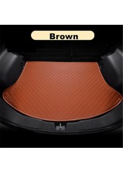 Sengayer Car Trunk Mat Waterproof Auto Tail Boot Carpet Flat Side Cargo Carpet Liner Fit For Peugeot 3008 2013 2014 15-2017