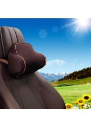 Memory Space Massage Car Neck Pillow Headrest Rest Universal Head Pillow Backrest Lumbar Supplier Pillow Car Accessories