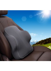 Memory Space Massage Car Neck Pillow Headrest Rest Universal Head Pillow Backrest Lumbar Supplier Pillow Car Accessories