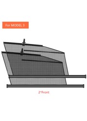 نافذة جانبية ظلة ل تسلا نموذج 3/Y مظلات سيارة الستار العزل الحراري شبكة الشمس قناع الصيف حماية الملحقات