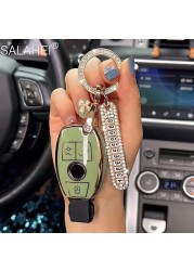 PU Diamond Car Key Case For Benz 2017 E Class W213 2018 S class Benz W245 W204 W205 W210 W212 W221 W222 CLK Accessories