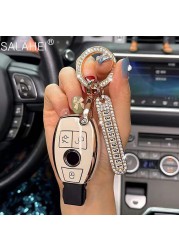 PU Diamond Car Key Case For Benz 2017 E Class W213 2018 S class Benz W245 W204 W205 W210 W212 W221 W222 CLK Accessories