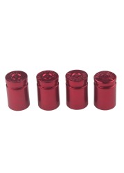 4psc Bullet Shell Universal Car Wheel Tire Valve Caps,Rim Tire Stem Covers,Aluminum Alloy Car Styling Parts Accessories