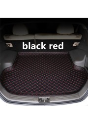 Sengayer Car Trunk Mat All Weather Auto Tail Boot Luggage Pad Carpet High Side Cargo Liner Fit For Nissan Sylphy 2006 2007-2022