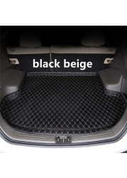 Sengayer Car Trunk Mat All Weather Auto Tail Boot Luggage Pad Carpet High Side Cargo Liner Fit For Nissan Sylphy 2006 2007-2022