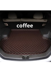 Sengayer Car Trunk Mat All Weather Auto Tail Boot Luggage Pad Carpet High Side Cargo Liner Fit For Nissan Qashqai 2008 2009-2021