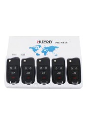 5pcs Multifunctional Universal Remote Key for KD900+URG200 KD-X2 NB-Series KEYDIY NB11 NB08 NB10 NB18 NB25 NB27 NB28 NB29 KD