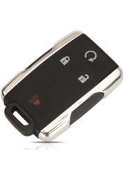 jingyuqin 3/4/5/6BTN Keyless Entry Case For GMC Yukon XL Chevrolet Tahoe Suburban Sierra Silverado Remote Key Case