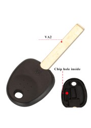 jingyuqin Blank Car Key Transponder Shell For Hyundai Accent Sonata NF Elantra Accent Coupe Getz H-1 Lavita Tiburontuxon Verna