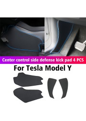 Car Trunk Organizer Booster For Tesla Model Y Model 3 2021-2022 Leather Mat Refit Interior Trim Accessories