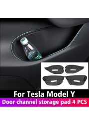 Car Trunk Organizer Booster For Tesla Model Y Model 3 2021-2022 Leather Mat Refit Interior Trim Accessories