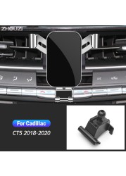 Car Mobile Phone Holder For Cadillac XT4 XT5 XT6 ATS CT4 CT5 CT6 XTS Air Outlet Mounts GPS Navigation Holder Bracket Accessories