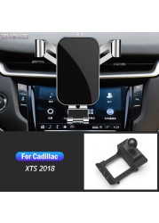 Car Mobile Phone Holder For Cadillac XT4 XT5 XT6 ATS CT4 CT5 CT6 XTS Air Outlet Mounts GPS Navigation Holder Bracket Accessories