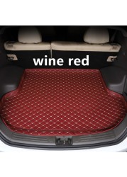 SJ High Side Waterproof Car Trunk Mat Auto Tail Boot Tray Liner Rear Cargo Pad Accessories For Toyota RAV-4 RAV4 2009 10 11-2021