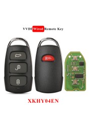 jingyuqin 5pcs XKHY00EN XKHY01EN XKHY02EN XKHY04EN Wired Remote Universal Remote Car Key for Xhorse VVDI Tool for Hyundai Style