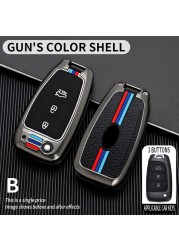 Car Key Case For Hyundai Elantra Solaris Tucson i30 i35 i40 KONA Genesis Santa Fe Azera Zinc Alloy Car Key Case Cover