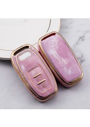 TPU Car Remote Key Case Shell Cover Fob For Audi A6 c6 A1 A3 A4 A5 A7 A8 Q3 Q5 Q7 S3 RS3 RS6 TT 8n Keycase Protection Accessories