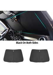 For Subaru XV 2018 2019 2020 2021 2022 Magnetic Car Sunshade Front Windshield Mesh Frame Curtain Child Rear Side Window Sun Shade