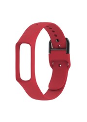 Anti-Scratch Soft Silicone Watch Band Wrist Strap Replacement For Samsung Galaxy Fit-e R375 Smart Watch Bracelet Accessories