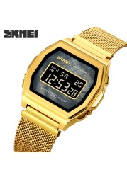 SKMEI Digital Movement Male Wristwatch Countdown Calendar Alarm LED Display Men Electronic Watch Relojes para hombre Montre