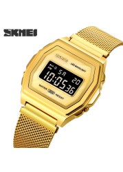 SKMEI Digital Movement Male Wristwatch Countdown Calendar Alarm LED Display Men Electronic Watch Relojes para hombre Montre