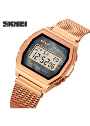 SKMEI Digital Movement Male Wristwatch Countdown Calendar Alarm LED Display Men Electronic Watch Relojes para hombre Montre