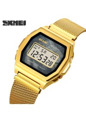 SKMEI Digital Movement Male Wristwatch Countdown Calendar Alarm LED Display Men Electronic Watch Relojes para hombre Montre