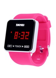 SKMEI Digital Movement Male Wristwatch Countdown Calendar Alarm LED Display Men Electronic Watch Relojes para hombre Montre