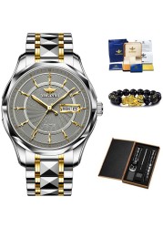 OUPINKE Luxury Brand Fully Automatic Mechanical Watches for Men Steel Watches Business Watches Mechanical Watches