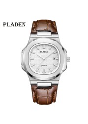 New Plain Men Watches Business Watch Full Steel Strap Fashion Design Military Sport Waterproof Watch Montre Homme