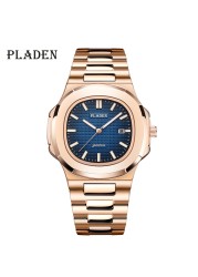 New Plain Men Watches Business Watch Full Steel Strap Fashion Design Military Sport Waterproof Watch Montre Homme