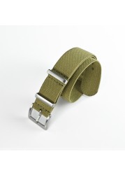 San Martin Watch Strap 20mm 22mm Pilot Military Watch Band Universal Type Sports Troops Parachute Bag Watchband Nylon Strap