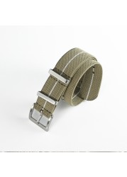 San Martin Watch Strap 20mm 22mm Pilot Military Watch Band Universal Type Sports Troops Parachute Bag Watchband Nylon Strap