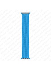 Braided Solo Loop For Apple Watch Band 45mm 41mm 44mm 40mm 42mm 38mm 1:1 Formal Nylon Bracelet iWatch Series 3 4 5 SE 6 7 Strap