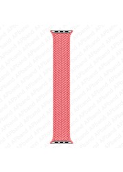 Braided Solo Loop For Apple Watch Band 45mm 41mm 44mm 40mm 42mm 38mm 1:1 Formal Nylon Bracelet iWatch Series 3 4 5 SE 6 7 Strap