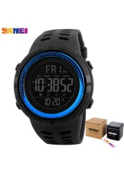 SKMEI Fashion Outdoor Sports Watch Men Multifunction Watches Alarm Clock Chrono 5Bar Waterproof Digital Watch reloj hombre 1251