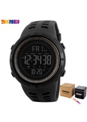 SKMEI Fashion Outdoor Sports Watch Men Multifunction Watches Alarm Clock Chrono 5Bar Waterproof Digital Watch reloj hombre 1251