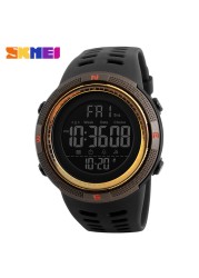 SKMEI Fashion Outdoor Sports Watch Men Multifunction Watches Alarm Clock Chrono 5Bar Waterproof Digital Watch reloj hombre 1251