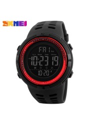 SKMEI Fashion Outdoor Sports Watch Men Multifunction Watches Alarm Clock Chrono 5Bar Waterproof Digital Watch reloj hombre 1251