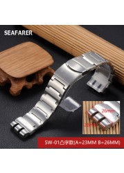 Men's/Women's watch band, stainless steel, water resistant, stainless steel, for YCS, ace, YGS, IRONY