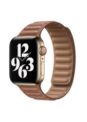 الجلود ربط حزام ل أبل ساعة 7 6 5 4 SE الفرقة 40 مللي متر 44 مللي متر الأصلي المغناطيسي ل iwatch سلسلة 3 38 مللي متر 42 مللي متر استبدال حزام