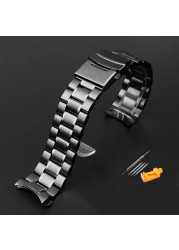 Stainless Steel Watchband Curved Strap Casio EFR-526/303/304/530/556/552 Men's BEM-506/501 Bracelet Wristband 20 22 24mm