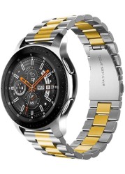 22mm Metal Strap for Samsung Galaxy Watch 3 45mm/Huawei Watch 3 GT3/Amazfit GTR Stainless Steel Strap for 20mm Galaxy Watch 4