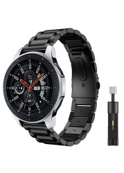 22mm Metal Strap for Samsung Galaxy Watch 3 45mm/Huawei Watch 3 GT3/Amazfit GTR Stainless Steel Strap for 20mm Galaxy Watch 4