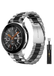 22mm Metal Strap for Samsung Galaxy Watch 3 45mm/Huawei Watch 3 GT3/Amazfit GTR Stainless Steel Strap for 20mm Galaxy Watch 4