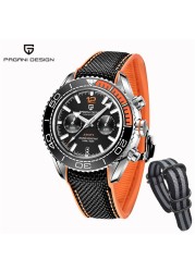 PAGANI New Design Diver Watch Men 10Bar Waterproof Date Watch Sport Watches Top Brand Mens Quartz Wrist Watch Relogio Masculino