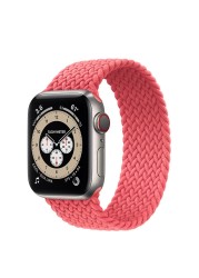 Braided Solo Loop Ring for Apple Watch Iwatch Serie 7 6 5 4 3 2 1 SE 40 41mm 42mm 44mm 45mm Applewatch Strap Bracelet Watchbands