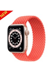 Braided Solo Loop Ring for Apple Watch Iwatch Serie 7 6 5 4 3 2 1 SE 40 41mm 42mm 44mm 45mm Applewatch Strap Bracelet Watchbands