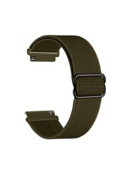 Nylon Solo Loop Strap For Huawei Watch 3 / Watch 3 Pro / GT3 46mm 42mm Band Elastic Fabric For Huawei Watch 3 GT2 Pro Watches