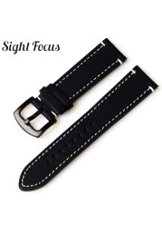 18mm,19mm,20mm,21mm,22mm,24mm Vintage Leather Watch Strap Quick Release Pins Watch Band For Samsung Huawei IWC Watches